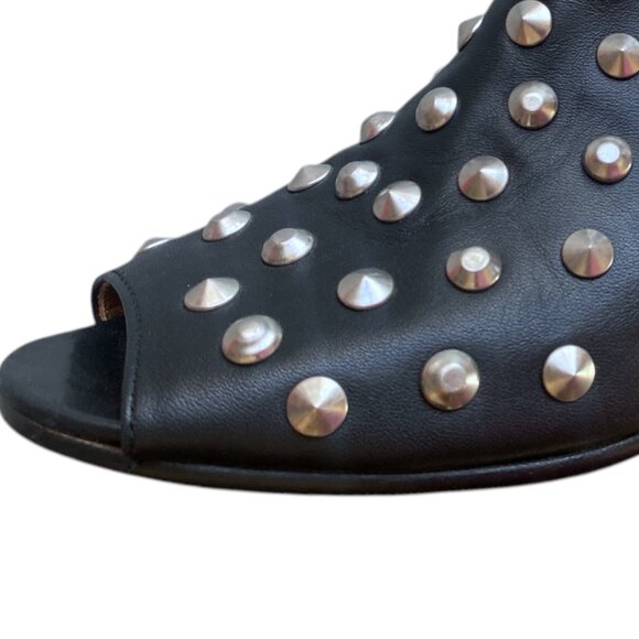 Junya Watanabe Leather Studded Boots Comme Des Garcon - Size 8 - Picture 14 of 15